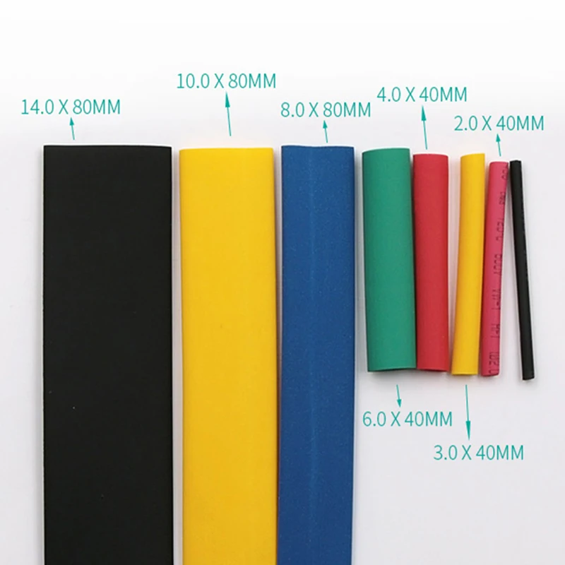 328Pcs Car Electrical Cable Tube kits Heat Shrink Tube Tubing Wrap Sleeve Assorted 8 Sizes Mixed Color Hand tool combination