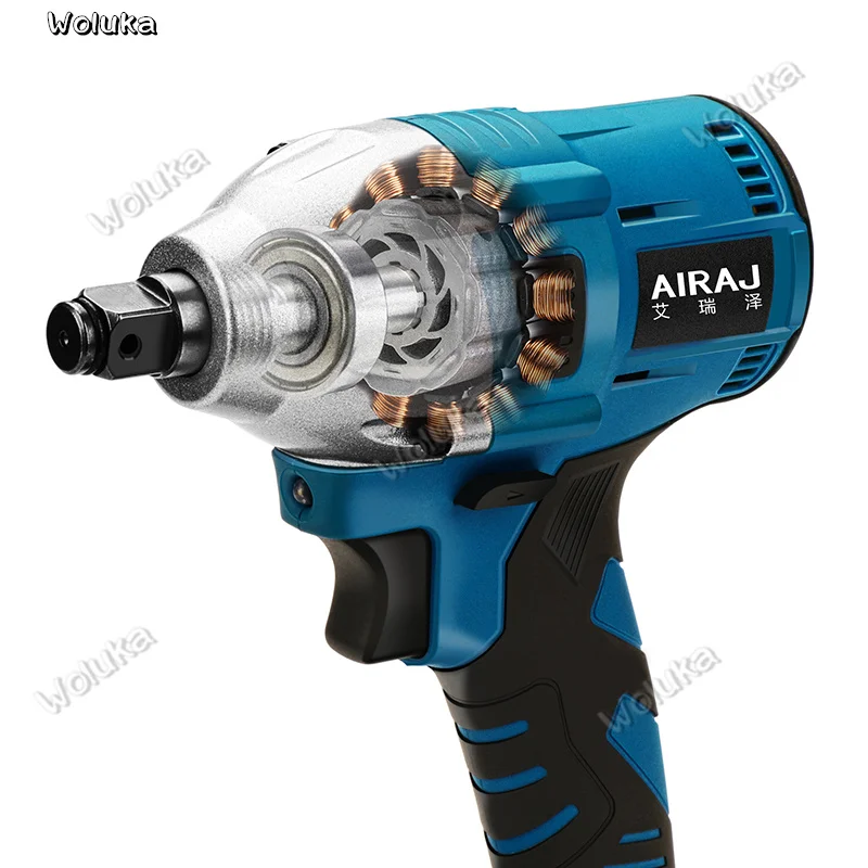 Brushless electric wrench lithium battery charging car shelf scaffolding woodworking impact sleeve wind gun wrench CD50 Q03