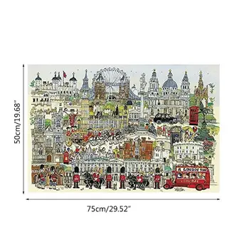 

Jigsaw Puzzles 1000 Pieces Paper Assembling Picture Landscape Puzzles AdultsToys