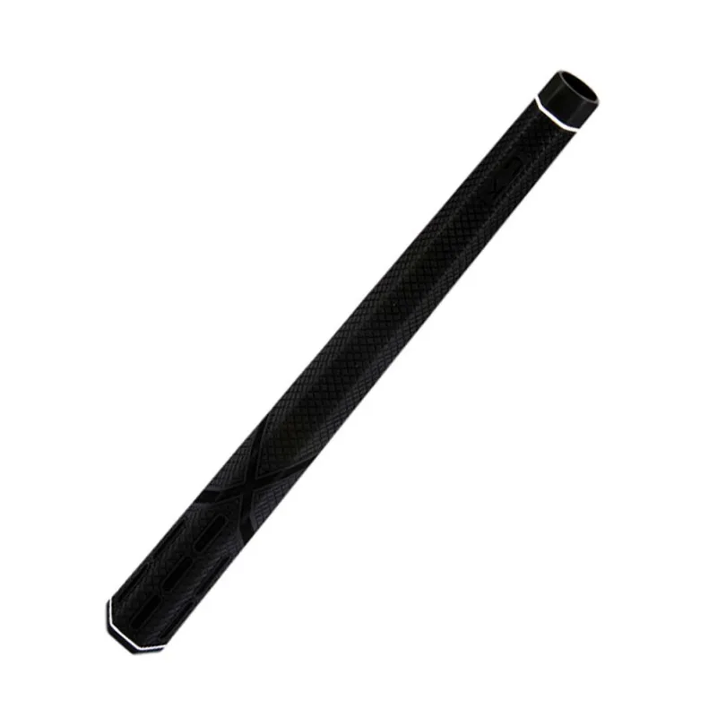 Стандартный Размер Pro Клубная ручка для гольфа шестиугольная легкая Нескользящая резиновая ручка для практики жесты для железа и дерева - Цвет: Черный