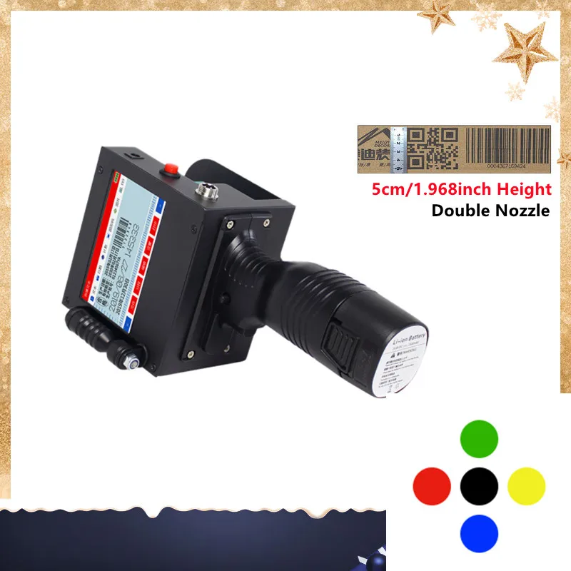 

50mm High Quality Portable Expiry Date Handjet Machine Handheld Inkjet Printer For Sale