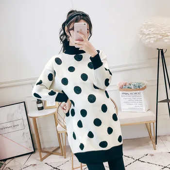 

Maternity Sweater Pullover Long Sleeve Pregnant Women Casual Knitted Maternity Soft Sweater M157