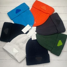 Chapeaux tricotés pour hommes et femmes, style européen et américain, chapeau chaud en laine sauvage, couvre chef pour amoureux, collection automne et hiver 