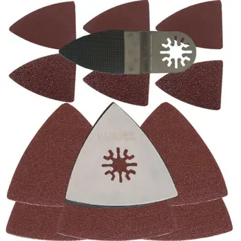 

77pcs Sanding Sheets Triangle Discs Sander Paper Abrasive Sandpaper 60-240 Grit