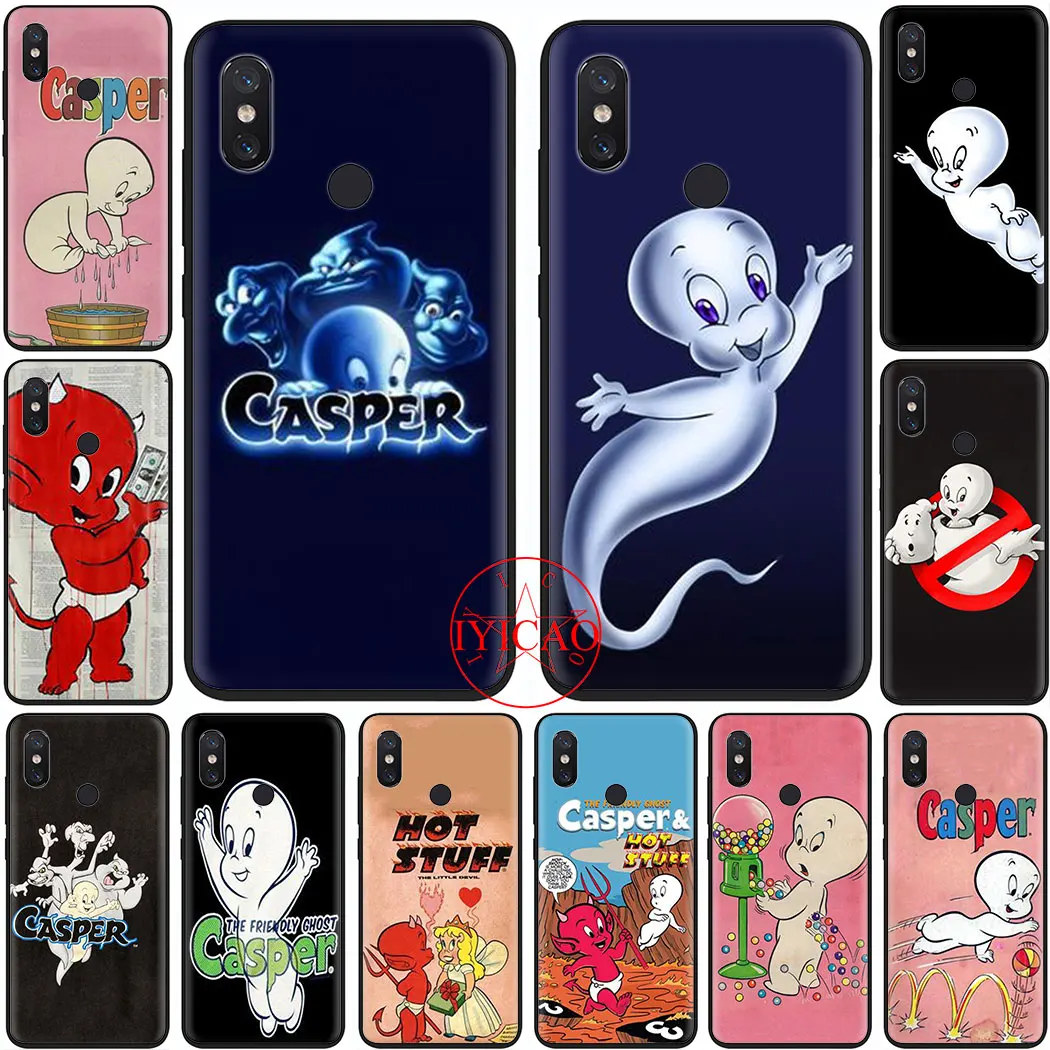 the casper ghost art Soft Phone Case for Xiaomi Mi 6 8 9 SE Lite Pro F1 A1 A2 5X 6X Note 10 Cover | Мобильные телефоны и