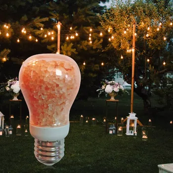 

New E27 bulb use natural Himalayan salt lamp Led indoor night light 220V/110V with negative release device for air purification