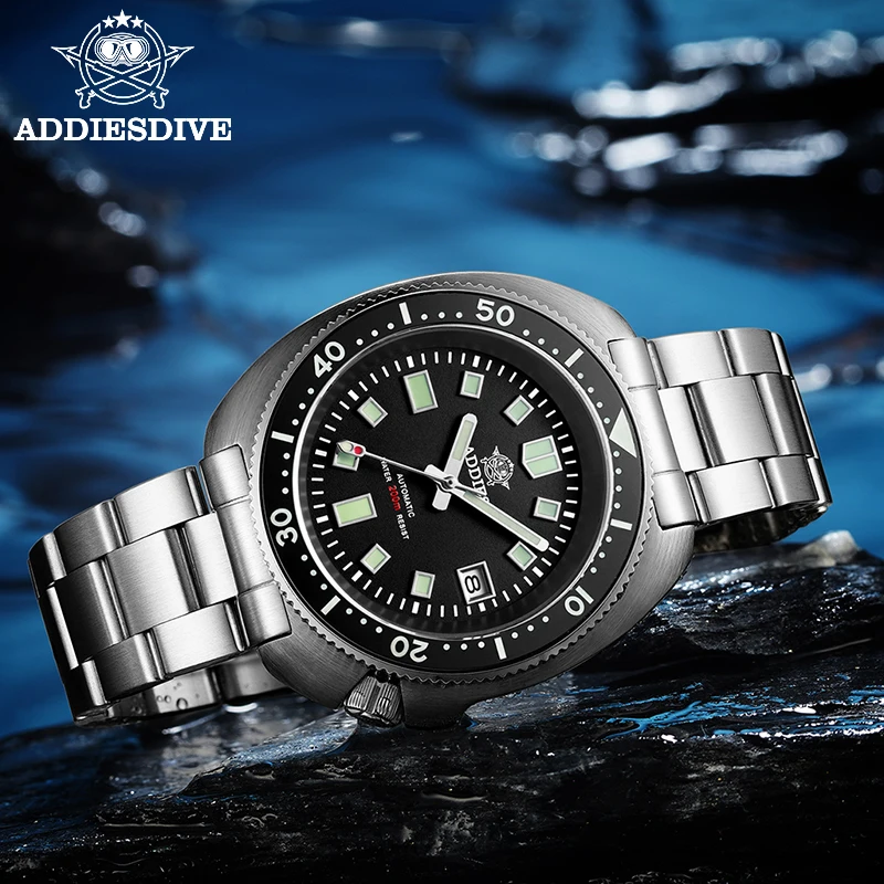 Addiesdive 1970 Abalone 200m Diver Watch Sapphire Undefined Nh35 Automatic  Mechanical Steel Diving Men's Watch - Mechanical Wristwatches - AliExpress
