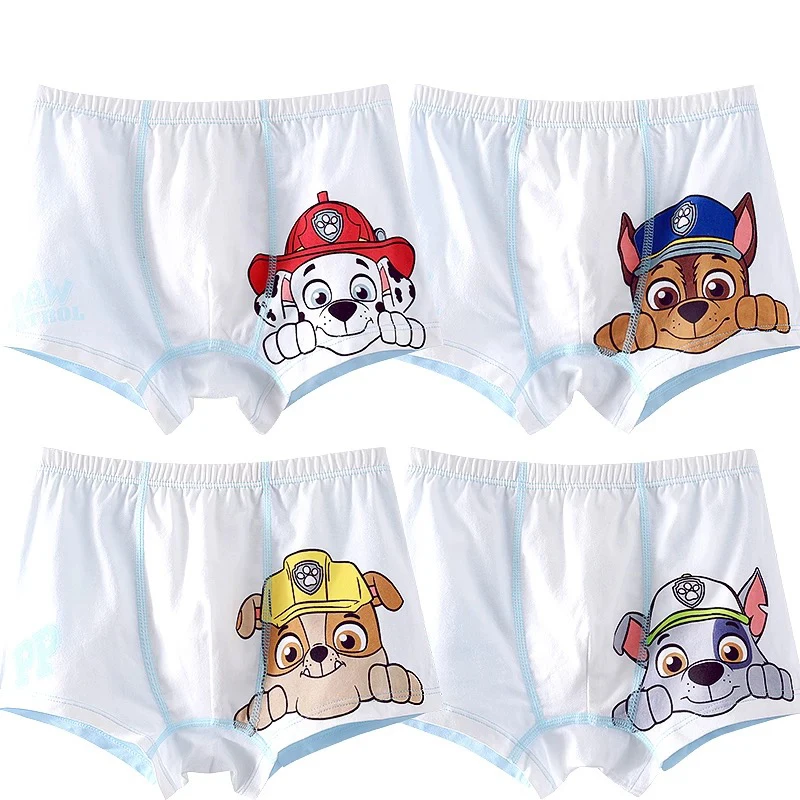 4pcs set New Genuine paw patrol lovely underpant 100 cotton underwear chase marshall rubble Boy high 1 4pcs set New Genuine paw patrol lovely underpant 100 cotton underwear chase marshall rubble Boy high 3
