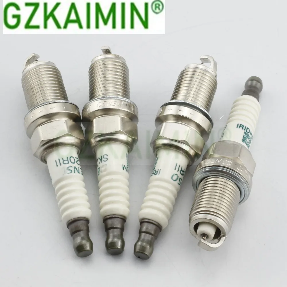Набор из 4 шт автозапчастей свечи зажигания OEM 90919-01210/SK20R11 для TOTOYA Camry