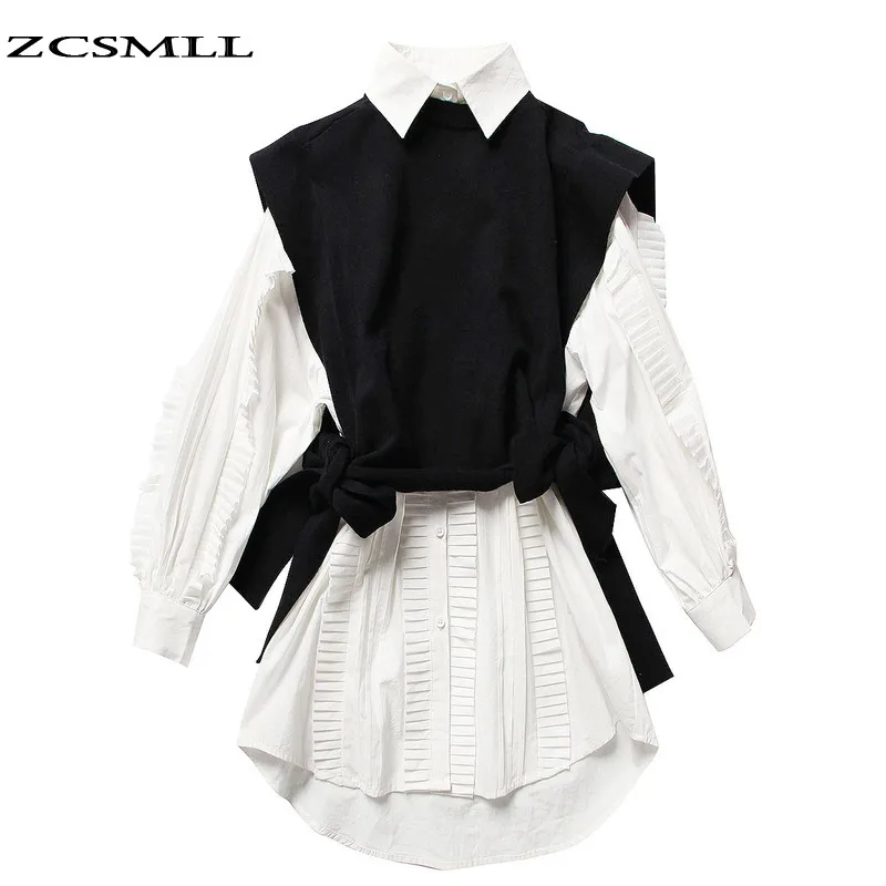 XITAO Chain Hooded Collar Sweatshirt Women Winter