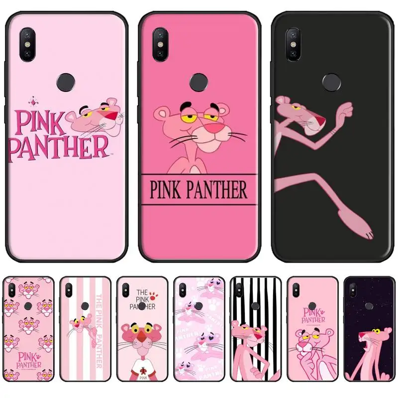 Модный Милый Забавный розовый чехол для телефона P-Panther Xiaomi Redmi 7 9t 9se k20 mi8 max3 lite 9 note 8