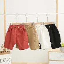 Tong Home/Новинка года; сезон лето; стильная детская одежда в Корейском стиле для мужчин и женщин; Детские повседневные шорты в Корейском стиле