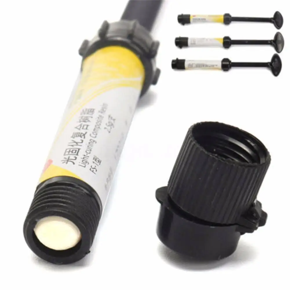 

Dental Light-Cure Composite Micro Hybrids Restorative Resin Material Syringed