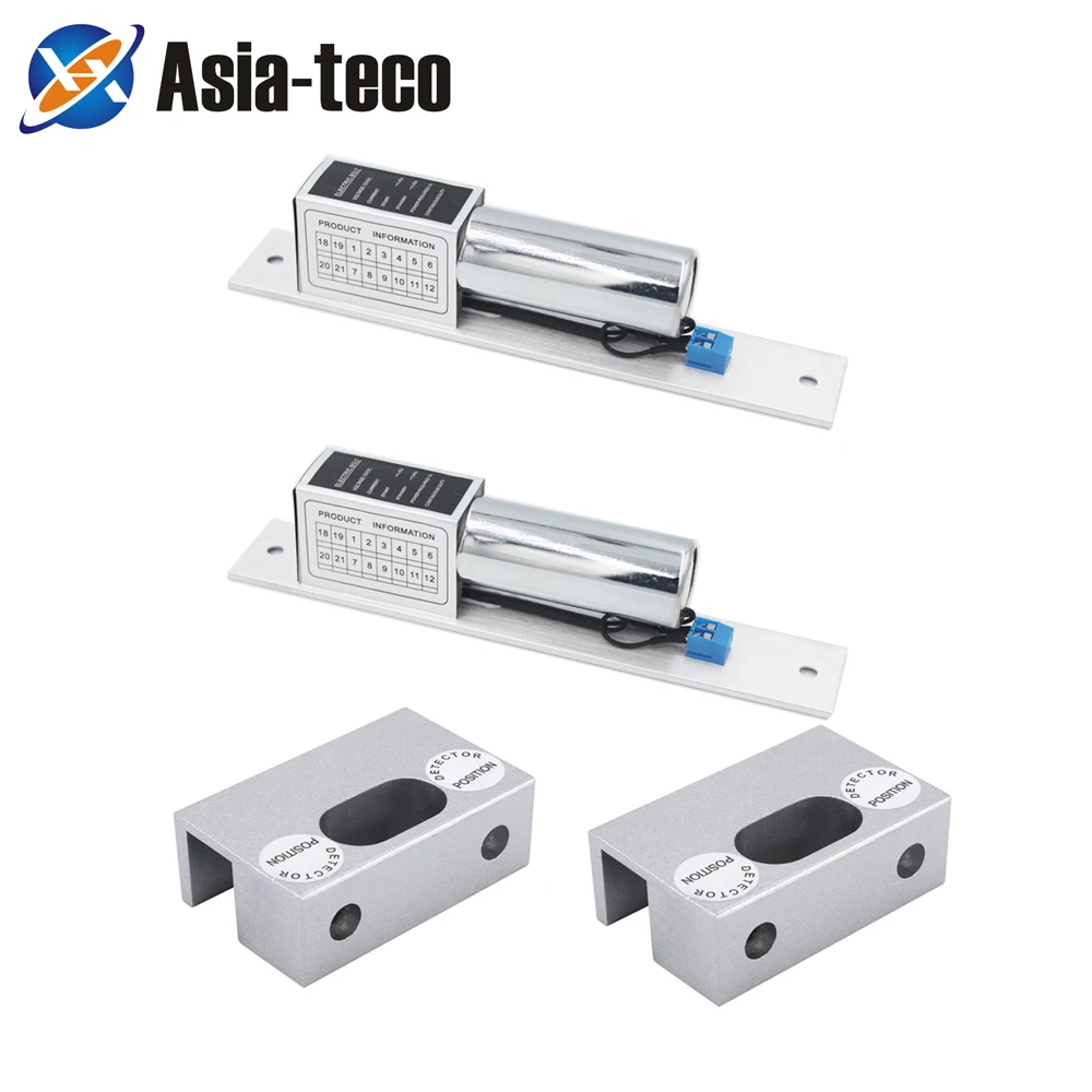 DC 12V Stainless Steel Electric Bolt Lock Kits Solenoid Electric Door