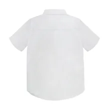 Г., летняя мужская белая рубашка с отложным воротником в новом стиле крутой топ с короткими рукавами и принтом, рубашка для мальчиков шорты, размер Spe