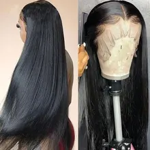 

Brazilian Remy Lace Wig 13X4 T Part Straight Lace Front Human Hair Wigs With Baby Hair Pre Plucked 180% Density Remy Hair