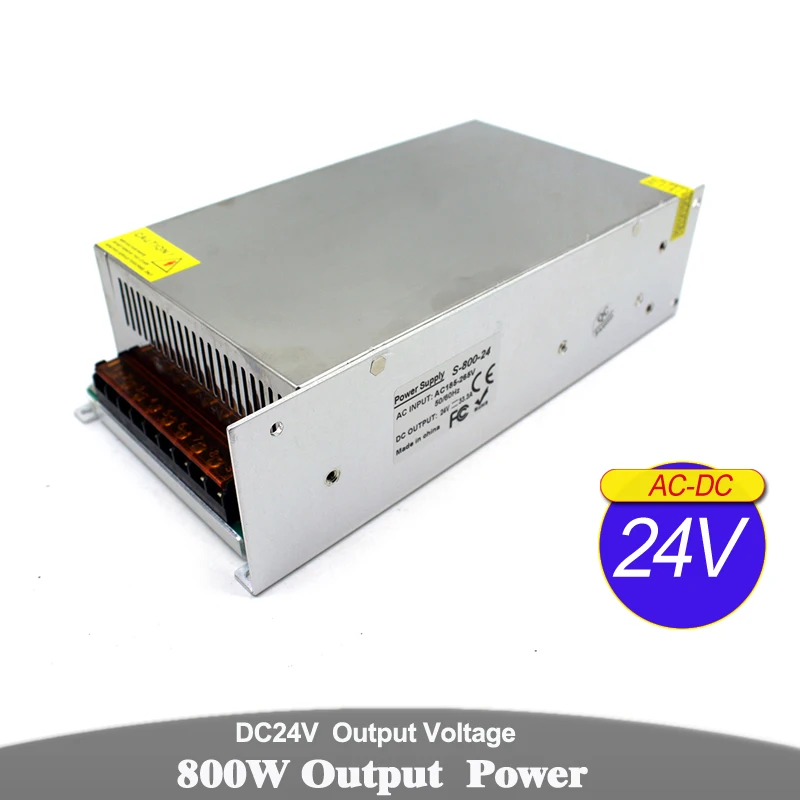 Питание DC12V DC18V DC4V DC30V DC36V DC42V DC48V DC60V 800W преобразователь драйвера импульсный источник питания для Светодиодный свет CCTV фрезерный станок с чпу шаговый двигатель
