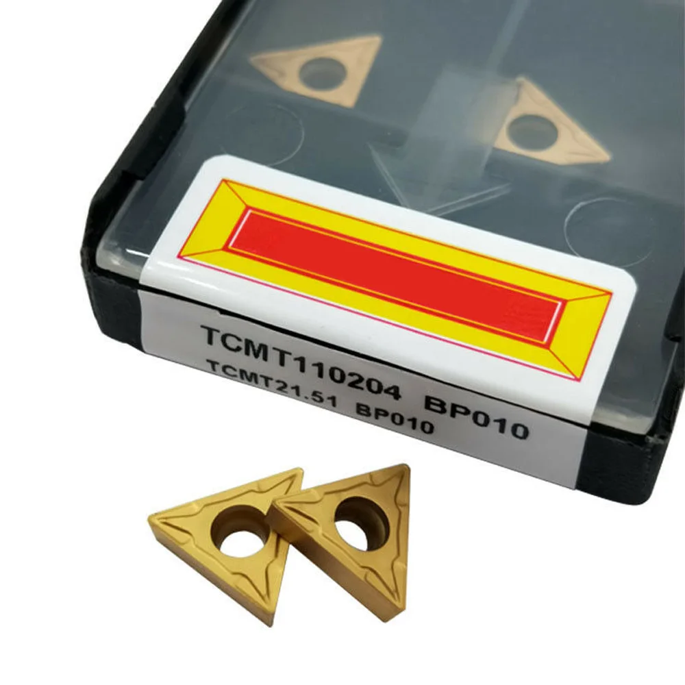 

20pcs Carbide Insert TCMT110204 BP010 Cutter CNC Lathe Indexable Cutting Blade