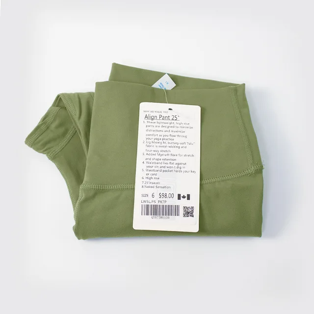 Classic2.0 Fitness Women Sports Pants Tight High Waist Yoga Leggings Gym Athletic High-rise Align Buttery Soft Custom Lulu Logo Dense forest green