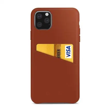 Роскошный чехол из натуральной кожи для iPhone 11 Pro Max, Ультратонкий защитный чехол для iPhone 11/11Pro, чехлы со слотом для карт - Цвет: 2