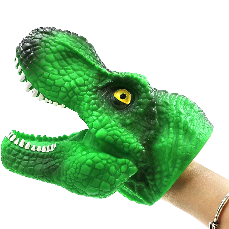 Gloves Dragon Mouth Hand Puppet Overlord Animal Head Toy Soft Silcone Dinosaur Effective Transformation Plastic Unisex