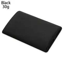 Dual-Tone Lightweight Fusible Fabric with Adhesive Lining (100x100cm) - Single-Side Iron-On Interlining - AS SHOW (Black-30g)