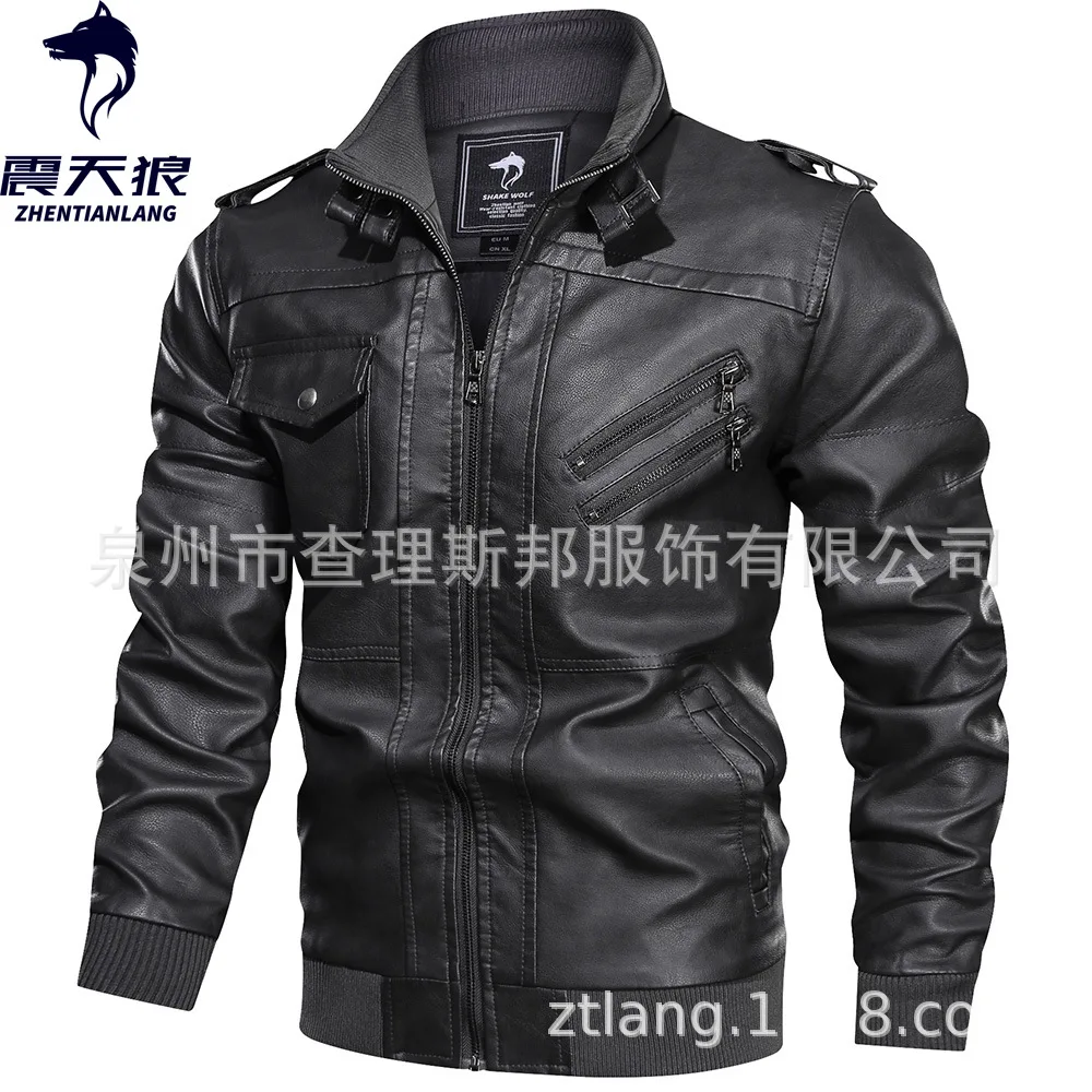 AliExpress мужская куртка из искусственной кожи мытая кожаная форма рабочая одежда Вегетарианская куртка