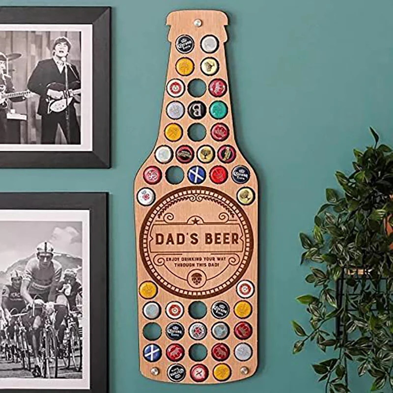 Beer Bottle Cap Rack Map-husband's Gift Storage Holders Home Wall Hanging Decoration Crafts | Дом и сад