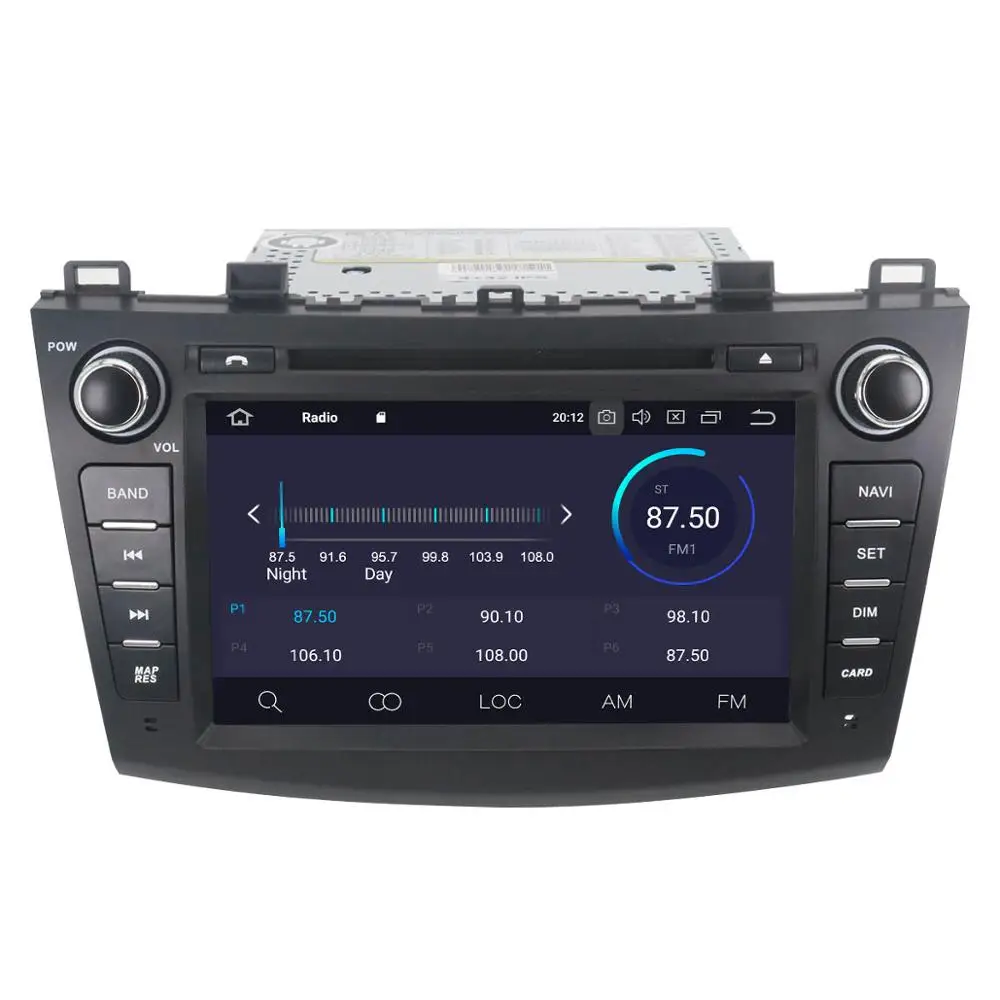 Perfect 8” 2Din Android 9.1 IPS GPS Navigation Car  DVD Player For Mazda 3 Mazda3 2009-2012 Head Unit  Multimedia Player Tape Recorder 4