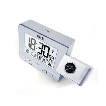 

Multi-function Projection Alarm Clock with Time Temperature Projection LED Screen Alarm Clock USB Charging Clock 35ED