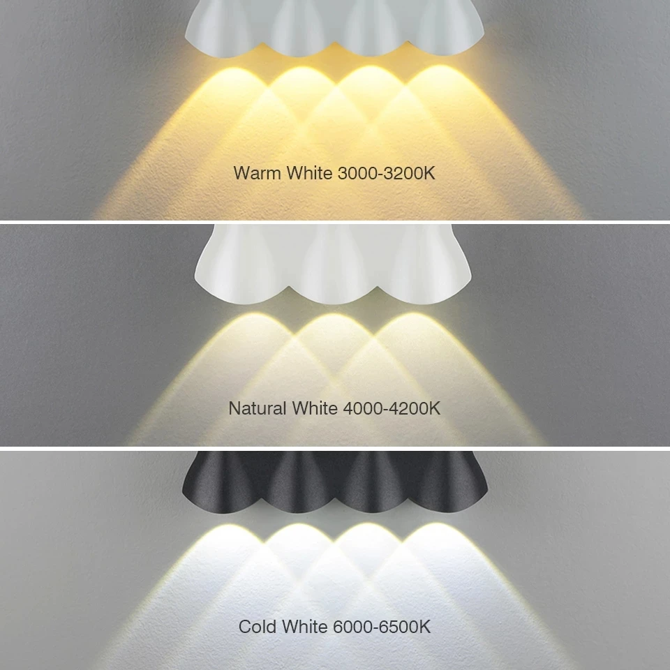 IP65 LED Wall Lamp Outdoor Waterproof Garden Lighting 4W 6W 8W Aluminum AC86-265 Indoor Bedroom Living Room Stairs Wall Light