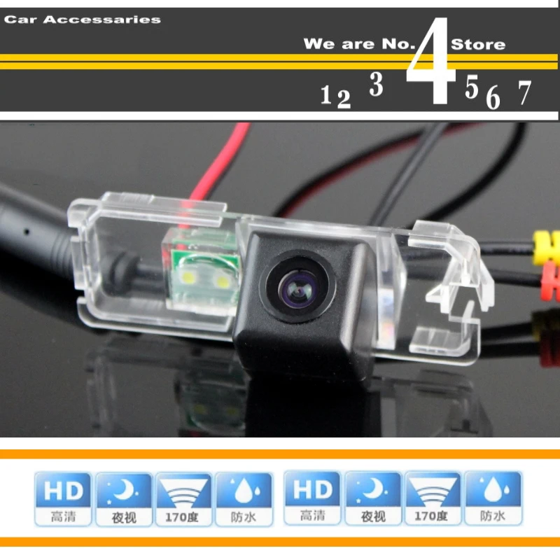 LiisleeFor Skoda Yeti 5D SUV 2010~2014 Car Camera High Quality Rear View Back Up Camera For PAL Or NTSC  CCD + RCA (5)