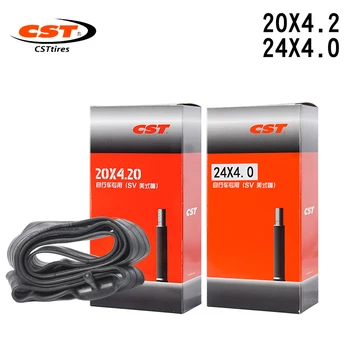 CST Camera d'aria per bicicletta 20x4.2 24 x4.0 26 x4.0 America Valve Camera per 20 24 26 pollici 4.0 4.2 pneumatici grassi BMX MTB Bike parti in bicicletta