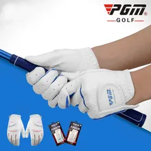 PGM детские перчатки для гольфа Boys' кожаные перчатки для девочек, овчина дышащий костюм ST023
