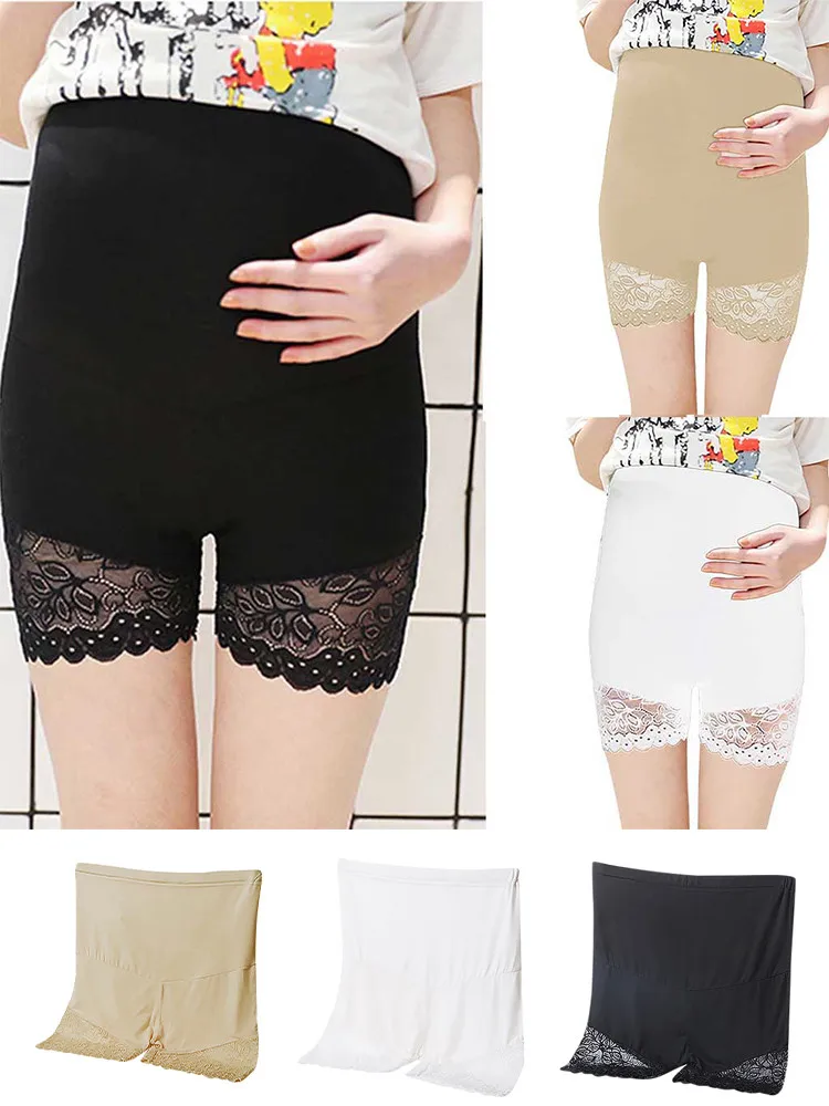 women's underpants for pregnant Maternity High Waist Flat Edge Comfy Soft Lace Adjustable Panties Underwear трусы женские