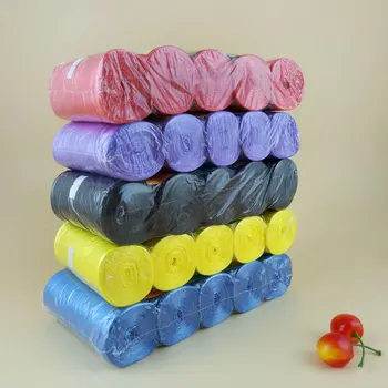 

1 Set of Disposable Garbage Bags Point Broken Flat Top Thickened Environmentally Friendly Kitchen Plastic Bags 300pcs