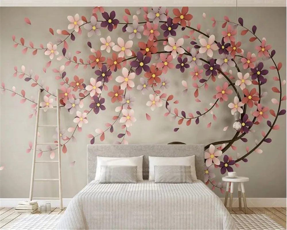 

beibehang papel de parede Custom Fashion Rose Rose Photo Mural Wallpaper 3D Wall Background walpaper tapete 3d rose HD mural