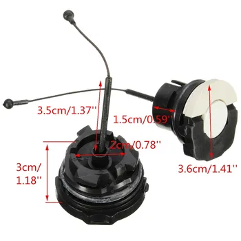 

2pcs/Set Fuel Gas Oil Filler Cap For STIHL Chain Saw MS200 MS210 MS230 Durable Practical For The Chainsaw Working