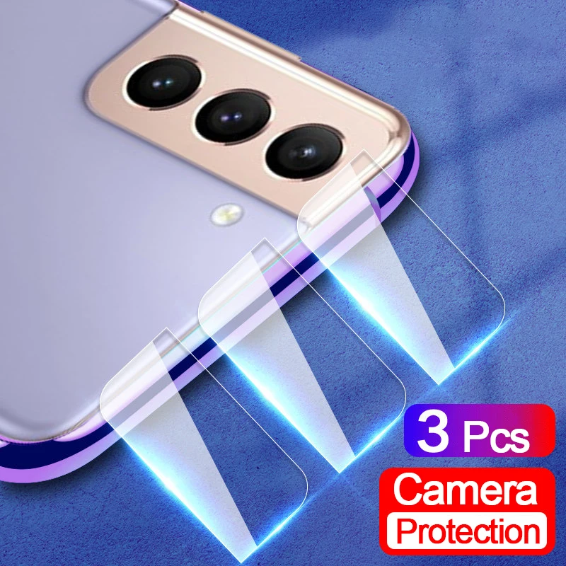 Cristal templado para cámara Samsung Galaxy S21 Plus, Protector de pantalla para lente S20, S10, S9 Plus, S10E, S20, FE, 3 unidades