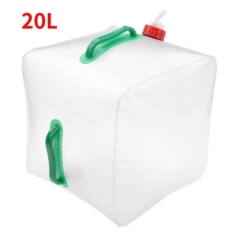 10л/20л ПВХ Большая складная сумка для питьевой воды складная сумка для воды контейнер бутылка для кемпинга пикника Регулировка потока воды - Цвет: 2