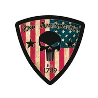 Punisher Skull Vinyl Flag USA Stickers Decal