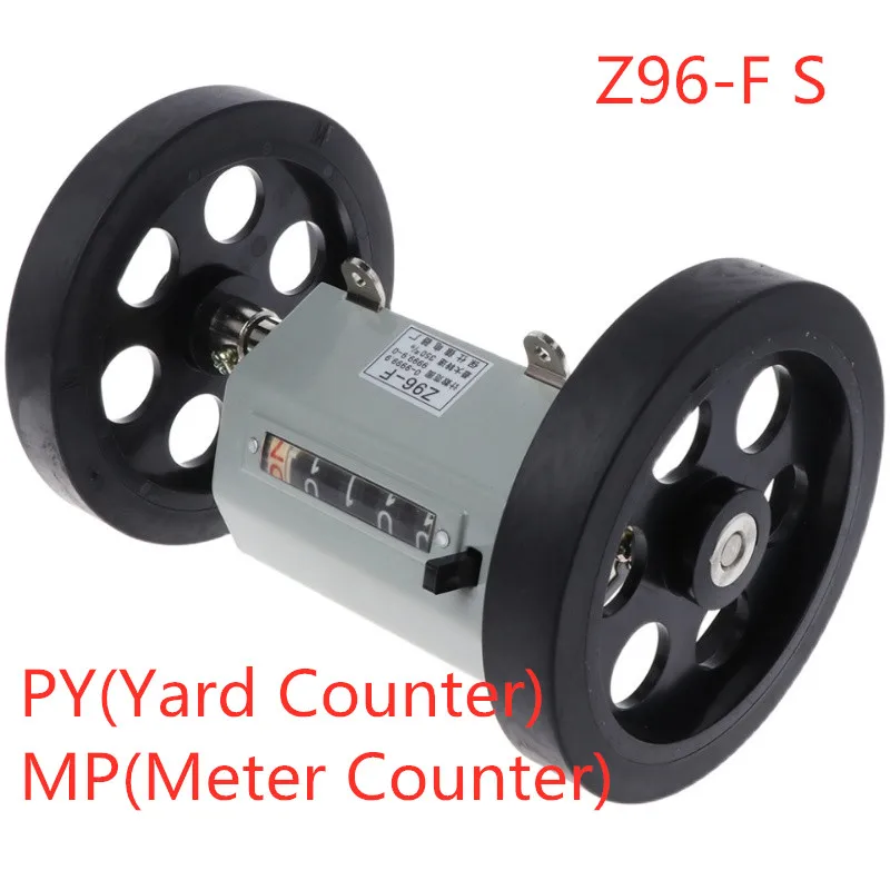 Roller Counter 5 Digits 0-9999.9 Rotating Wheel Length Counter Maximum Speed 350 