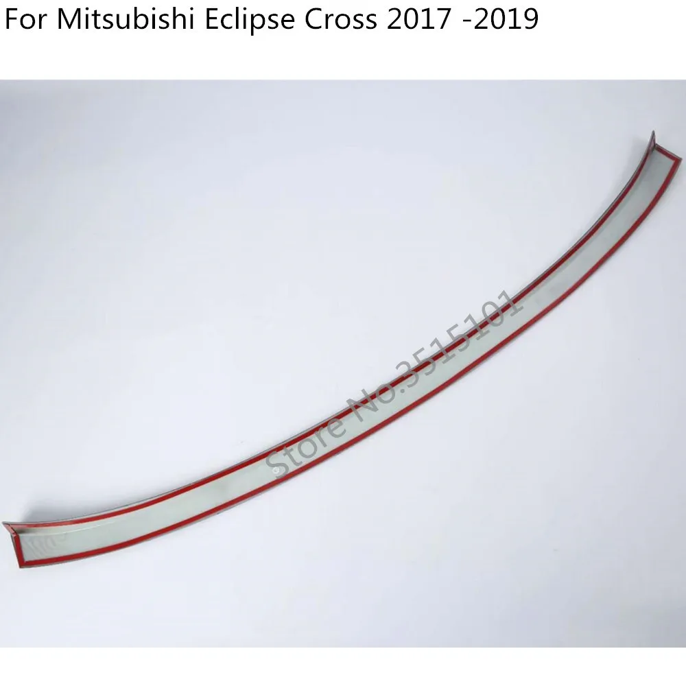 Для Mitsubishi Eclipse Cross автомобильный ABS хром/углеродное волокно задняя дверь крыло задний спойлер рамка накладка