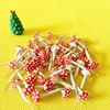 9 pcs crafts/miniature red yellow white dots mushrooms/fairy garden/terrarium/pastoral garden/Christmas  stickers/L040 ► Photo 2/6