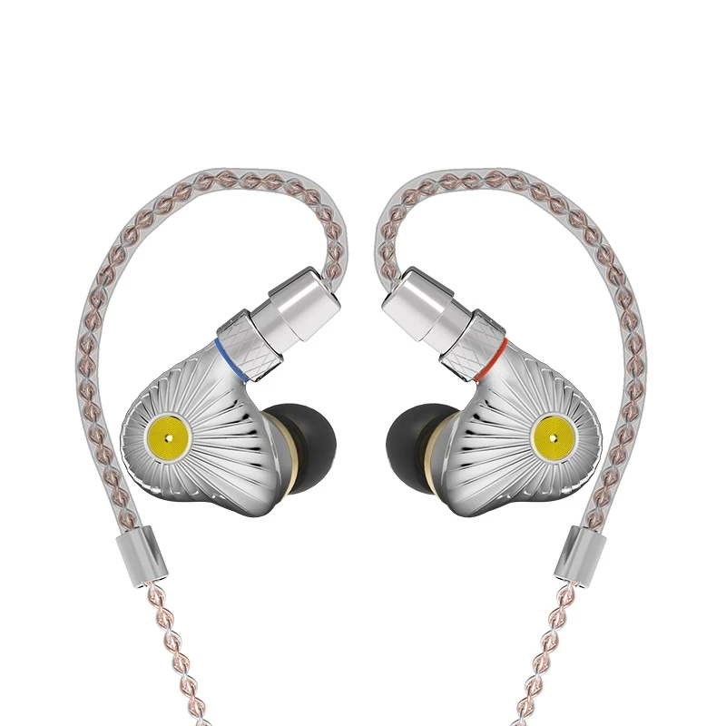 Senfer MT300 TDK EST Knowles Dyanmic EST BA DD Hybrid Hifi Music Monitor DJ Studio CNC Metal MMCX Audiophile Earphones Earbuds