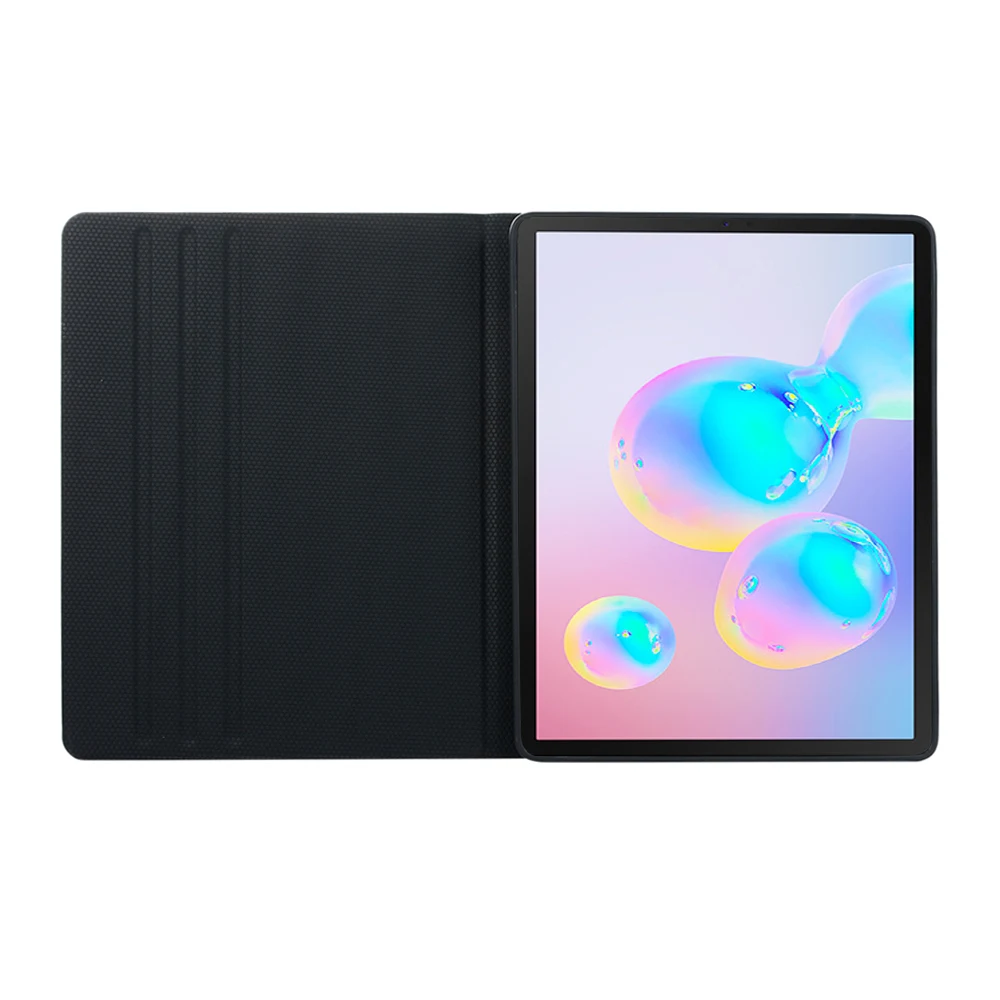 For Samsung Galaxy Tab S6 10.5 Inch SM-T860 T865 T867 Tablet Case PU+TPU Flip Stand Linen Tablet Leather Case Protective Cover