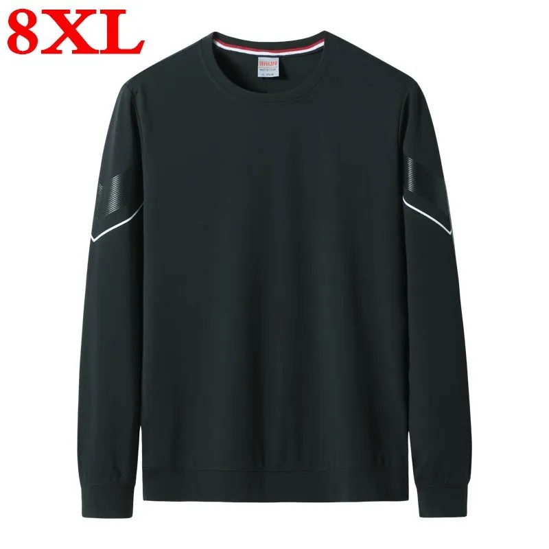 Размера плюс 8XL 7XL 6XL мужские свободные толстовки розового и черного цвета, дышащие хлопковые толстовки, повседневная верхняя одежда, мягкая одежда