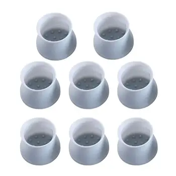 

8/16 Pcs Furniture Table Chair Leg Cap Cover Thicken Leg Non-slip Caps Floor Chair Table Protective Silicone Wear-resistant E0D5