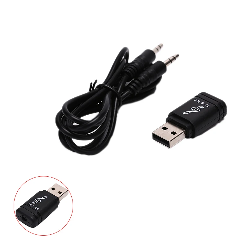 2 в 1 USB Bluetooth 5,0 передатчик приемник PC tv динамик беспроводной адаптер 1 шт. руководство пользователя аксессуары Принадлежности