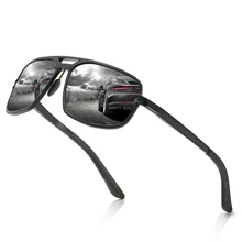 

Polarized Square Sun Glasses Full Aluminum Magnesium Men's Sunglasses Driving Fishing UV400 Mirror Male Eyewear Oculos De Sol